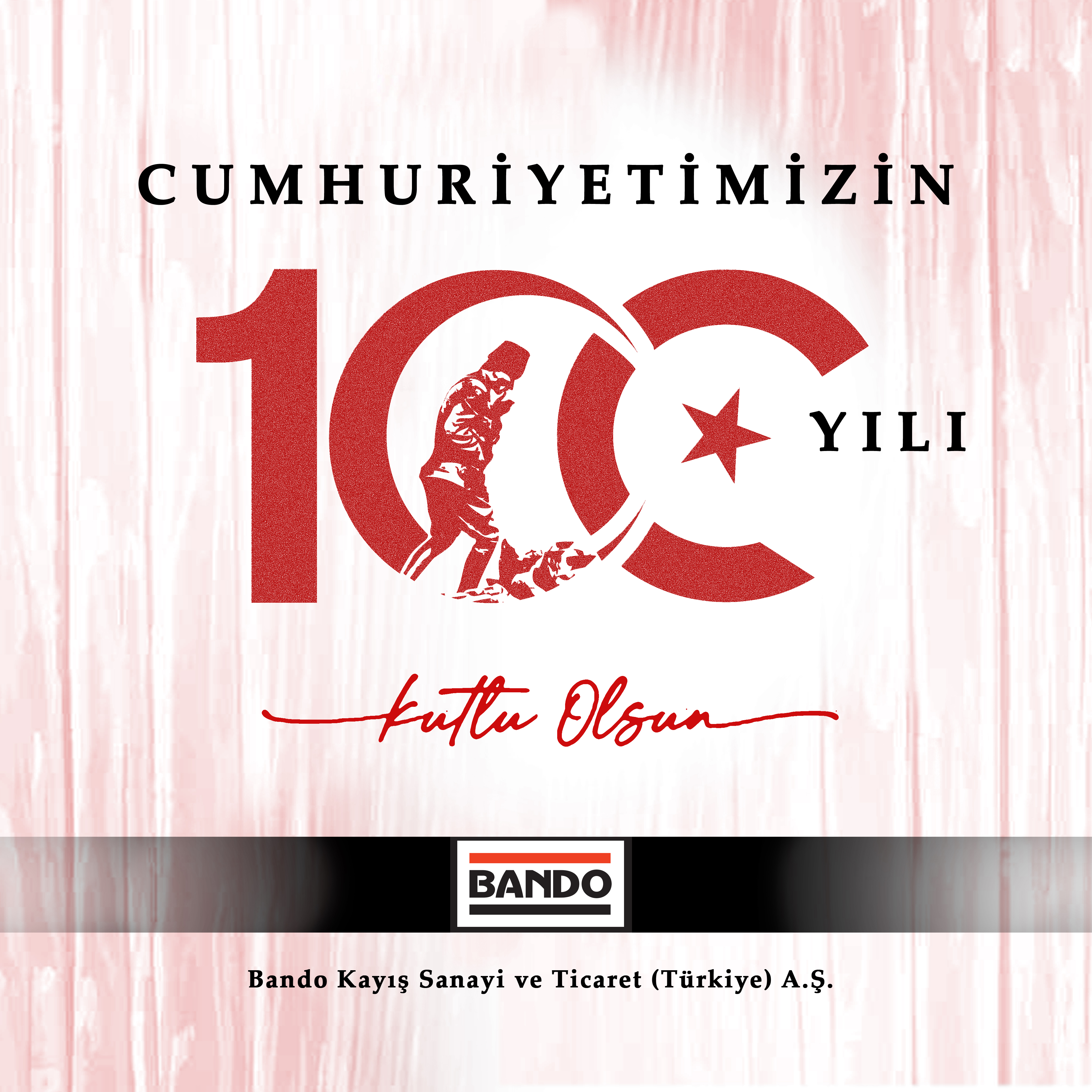 Cumhuriyetimizin 100. yılı kutlu olsun!